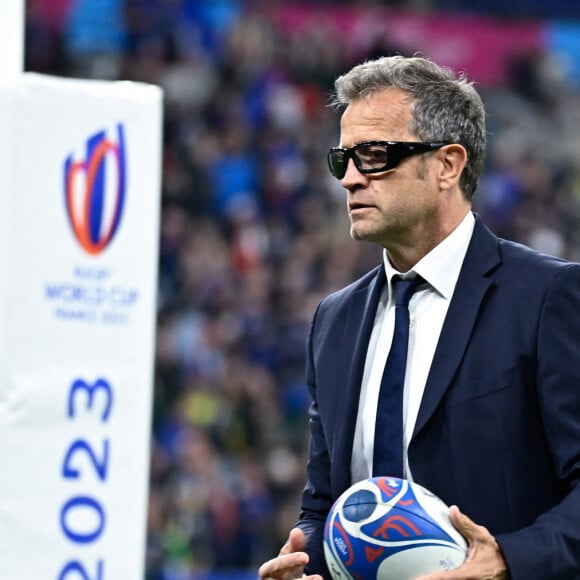 Il a assisté à un mtch de rugby du Top 14 et a été photographié dans les tribunes
Fabien Galthie ( entraineur France ) - - Coupe du Monde de Rugby France 2023 - Match de quart de finale "France-Afrique du Sud (28-29)" au Stade de France à Saint-Denis 15 octobre 2023. 