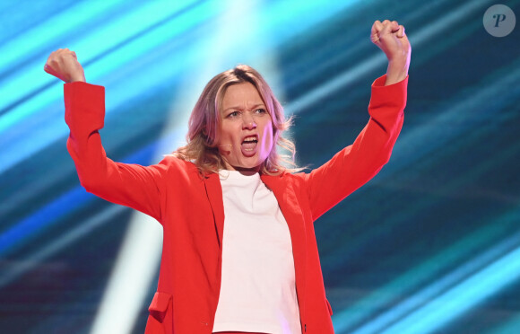 Caroline Vigneaux s'est dite heureuse, mais stressée de relever ce "gros challenge".
Caroline Vigneaux à l'Olympia de Paris le 4 décembre 2022. © Coadic guirec/Bestimage