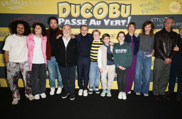 Gérard Jugnot, Elie Semoun, Damien Pauwels, Caroline Anglade et Émilie Caen - Avant-première du film "Ducobu Passe au vert ! " à l'UGC Normandie à Paris le 24 mars 2024 © Guirec Coadic / Bestimage