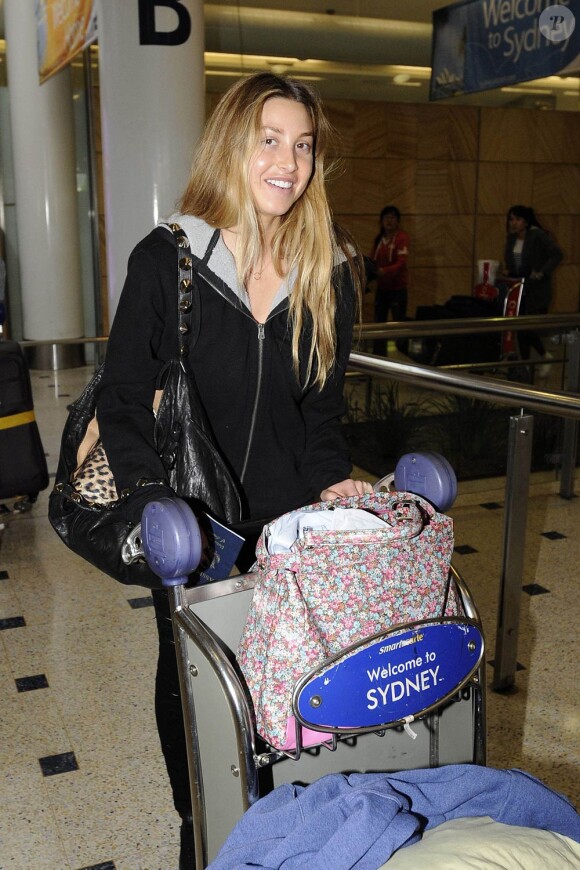 Whitney Port à l'aéroport de Sydney, le 17 mars 2010