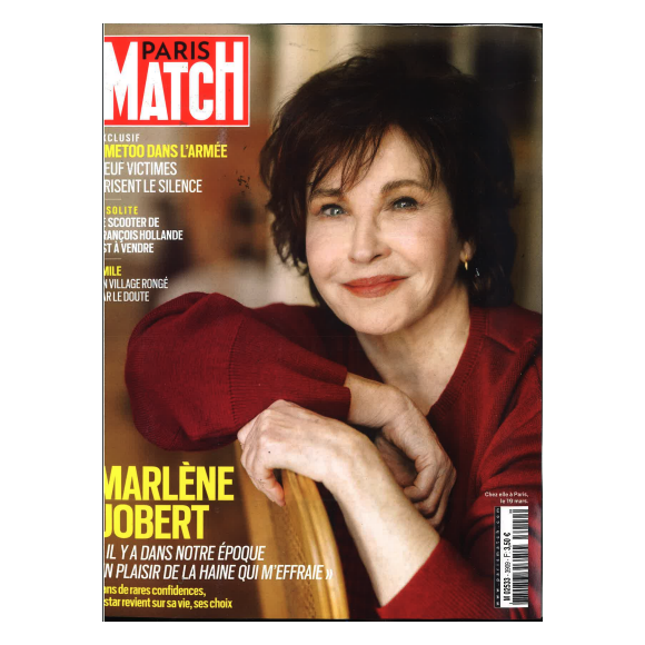 Retrouvez l'interview de Marlène Jobert dans le magazine Paris Match du 4 avril 2024.
