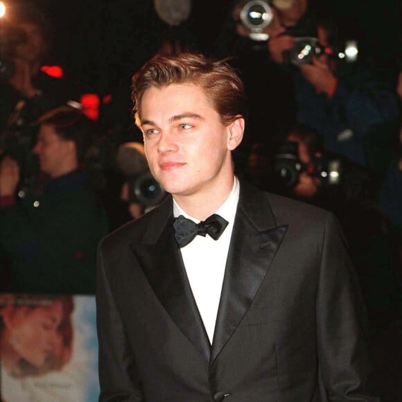 Leonardo DiCaprio - Première du film "Titanic" à Londres.