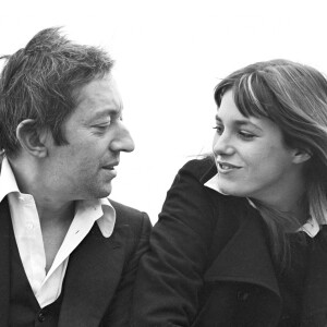 Serge Gainsbourg et Jane Birkin à Cannes.