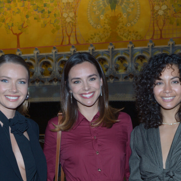 Amandine Petit (miss France 2021), Marine Lorphelin (Miss France 2013), Vaimalama Chaves (Miss France 2019), guest - Dîner de charité Breitling à la Samaritaine pour l'association "Premiers de Cordée" à Paris le 4 avril 2024. © Rachid Bellak/Bestimage