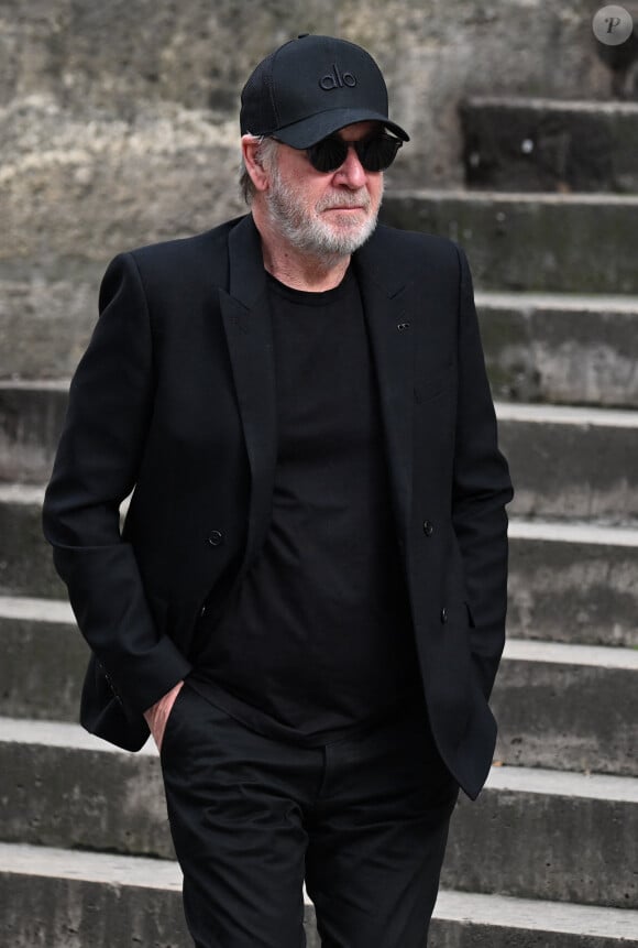 Luc Duchêne - Arrivées aux obsèques de Jean-Yves Le Fur en l'église Saint-Roch à Paris, le 6 avril 2024. 