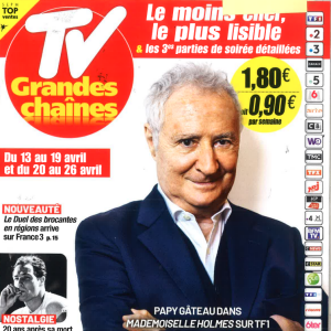 Couverture du magazine TV grandes chaînes publié le lundi 8 avril 2024.