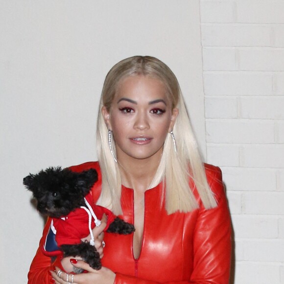 Rita Ora quitte les studios de X Factor à Londres, le 24 octobre 2015. Photo par ABACAPRESS.COM