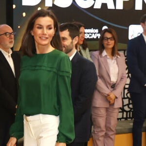 La reine Letizia d'Espagne présente les prix de la 7ème édition des Discapnet Awards pour les technologies accessibles de la Fondation "Once" à Madrid, Espagne, le 21 mars 2024. © EuropaPress/Bestimage 