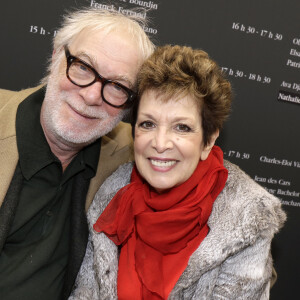 Catherine Laborde et son mari Thomas Stern - Salon du livre de Paris le 16 mars 2019. © Cédric Perrin/Bestimage 