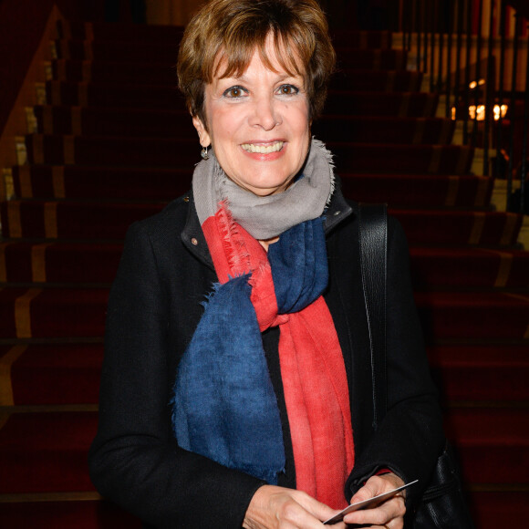 Semi-exclusif - Catherine Laborde - Générale de la pièce "A droite, à gauche" au Théâtre des Variétés à Paris le 12 octobre 2016. © Coadic Guirec/Bestimage 