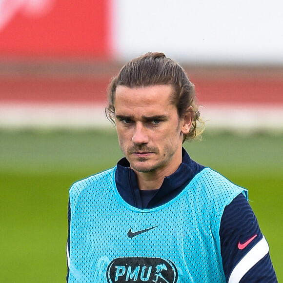 Antoine Griezmann ( France ) - - Entraînement de l'équipe de France de football à Clairefontaine, le 27 mai 2021. © Federico Pestellini / Panoramic / Bestimage