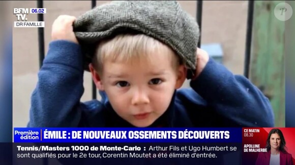 Les analyses ADN ont confirmé qu'il s'agissait bien des ossements de l'enfant
Un nouvel ossement appartenant au petit Emile a été retrouvé à proximité du Vernet, ainsi qu'une dent