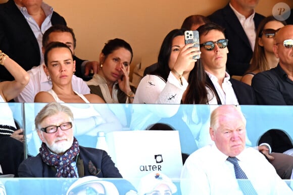 Pauline Ducruet, Marie et Louis Ducruet lors de la finale du Rolex Masters 1000 de Monte-Carlo à Roquebrune-Cap-Martin le 14 avril 2024. © Bruno Bebert / Bestimage