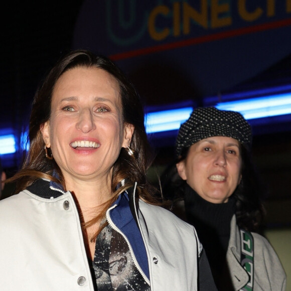 Paris, FRANCE - Camille Cottin steps out at the Ugc des Halles in Paris for the eagerly awaited preview of “Quelques jours pas plus,” joined by Benjamin Biolay, marking a notable moment in French cinema. Pictured: Camille Cottin 