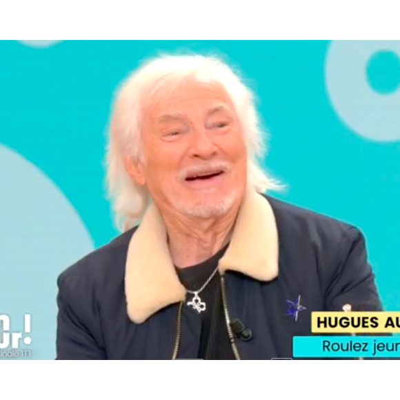 Sur le plateau de l'émission Bonjour TF1, le chanteur s'est confié sur son mariage avec Murielle.
Hugues Aufray sur le plateau de l'émission Bonjour TF1.