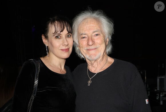 Hugues Aufray avec sa femme Muriel Mégevand - Grande soirée de la solidarité de Tsedaka FSJU au Palais des Congrès de Paris le 12 décembre 2023. © Coadic Guirec / Bestimage