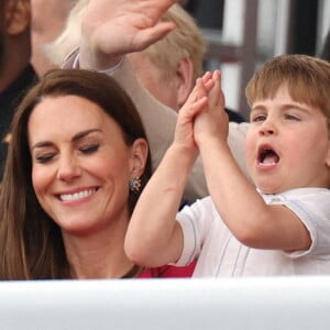 Le prince Louis de Cambridge lors de la cérémonie du jubilé de platine, le dernier jour des célébrations du jubilé de platine à Londres, Royaume-Uni, le 5 juin 2022. Photo par Stephen Lock / i-Images/ABACAPRESS.COM