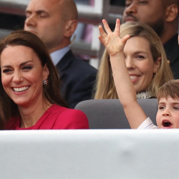 Le prince Louis de Cambridge lors de la cérémonie du jubilé de platine, le dernier jour des célébrations du jubilé de platine à Londres, Royaume-Uni, le 5 juin 2022. Photo par Stephen Lock / i-Images/ABACAPRESS.COM