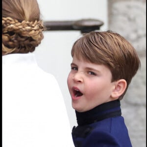 Le prince Louis devant l'abbaye de Westminster lors de la cérémonie de couronnement à Londres, Royaume-Uni, le 6 mai 2023. Photo par Andrew Parsons/Parsons Media/ABACAPRESS.COM