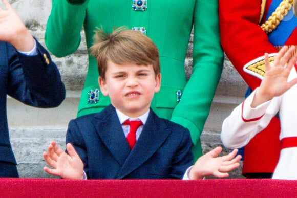 Prince Louis - La famille royale britannique lors de la cérémonie Trooping the Colour 2023, marquant l'anniversaire officiel du monarque à Londres, Royaume-Uni, le 17 juin 2023. Photo par Splash News/ABACAPRESS.COM