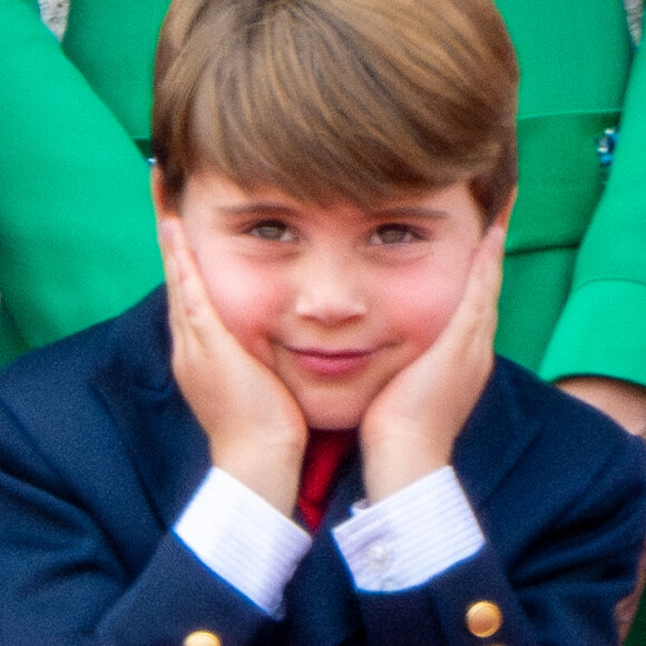 Prince Louis - La famille royale britannique lors de la cérémonie Trooping the Colour 2023, marquant l'anniversaire officiel du monarque à Londres, Royaume-Uni, le 17 juin 2023. Photo par Splash News/ABACAPRESS.COM