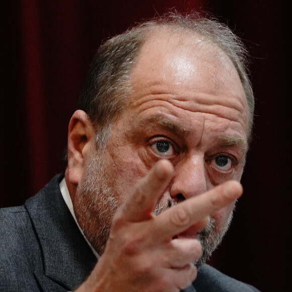 Eric Dupond-Moretti, ministre de la justice et garde des sceaux lors de la visite de la Maison de Services au Public (MSAP) à Sorgues le 5 janvier 2021. © Norbert Scanella / Panoramic / Bestimage