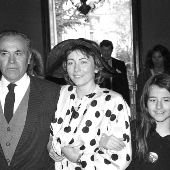 Romane Bohringer - Mariage de Richard Bohringer avec Astrid Marcouli en avril 1986.
