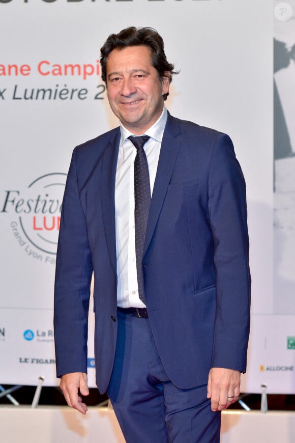 Laurent Gerra lors de la cérémonie d'ouverture du 13ème Festival Lumière à Lyon, France, le 9 octobre 2021. Photo par Julien Reynaud/APS-Medias/ABACAPRESS.COM