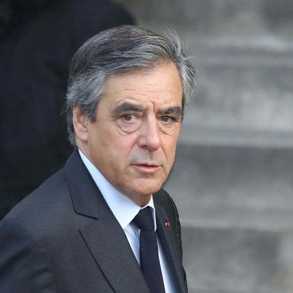 François Fillon - Arrivées en l'église Saint-Sulpice pour les obsèques de l'ancien président de la République Jacques Chirac à Paris. Un service solennel sera présidé par le président de la République. Le 30 septembre 2019 © Dominique Jacovides / Bestimage