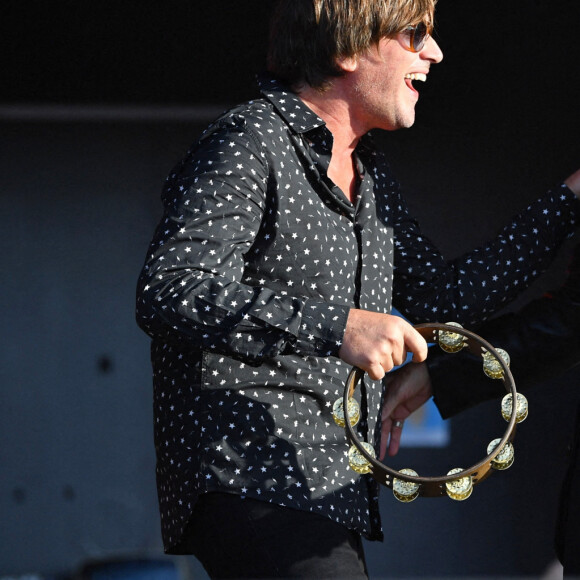 Jacques Dutronc et Thomas Dutronc se produisent lors de la Fête de l'Humanité au Plessis-Pâté / Bretigny-sur-Orge, France, le 11 septembre 2022. Photo par Christophe Meng/ABACAPRESS.COM