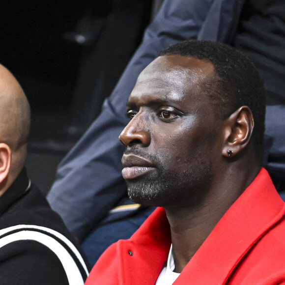 Omar Sy lors du match de basket du championnat de France, Betclic élite entre Paris et Metropolitans 92 (Mets ou Boulogne-Levallois) le 16 mai 2023 à Levallois, France. Photo par Victor Joly/ABACAPRESS.COM