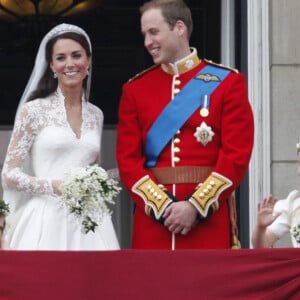 Pour l'occasion, le prince et la princesse de Galles ont posté une photo inédite des célébrations
Mariage de Kate Middleton et du prince William d'Angleterre à Londres. Le 29 avril 2011 