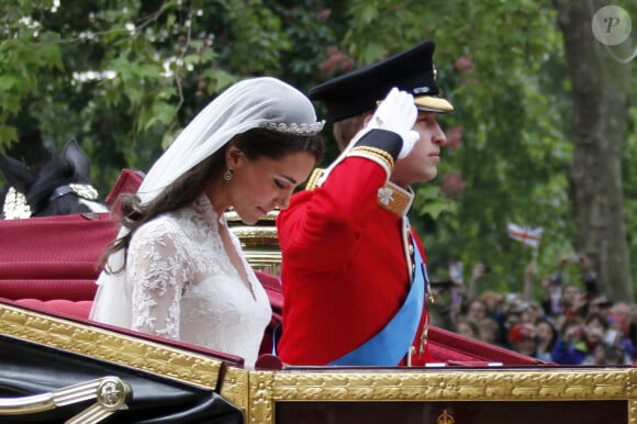 Mariage de Kate Middleton et du prince William d'Angleterre à Londres. Le 29 avril 2011 