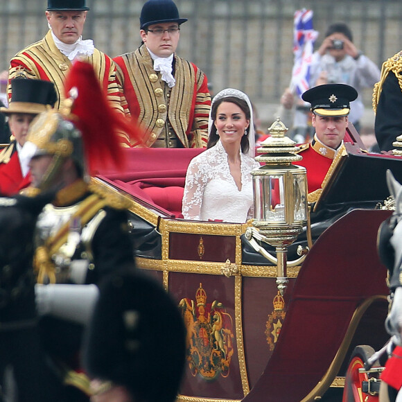 Mariage de Kate Middleton et du prince William d'Angleterre à Londres. Le 29 avril 2011 