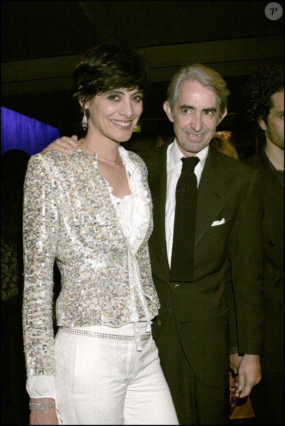 Inès de la Fressange et Luigi d'Urso, soirée d'ouverture au Festival du Film de Paris.