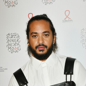 Slimane Nebchi - Photocall du " Dîner de la Mode " au bénéfice du Sidaction, au Palais de Tokyo, dans le cadre de la Fashion Week de Paris. Le 25 Janvier 2024. © Rachid Bellak / Bestimage