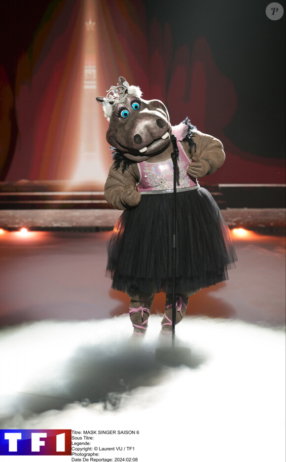 Mask Singer 2024 Inès Reg a trouvé l'identité de l'Hippopotame, une