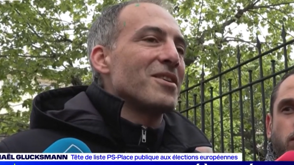 Violemment pris à parti lors d'une manifestation à Saint-Etienne, Raphaël Glucksmann réagit auprès de BFMTV