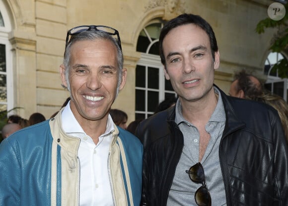 Paul Belmondo et Anthony Delon - Soirée du cinquième anniversaire du musée Paul Belmondo à Boulogne-Billancourt le 13 avril 2015. 