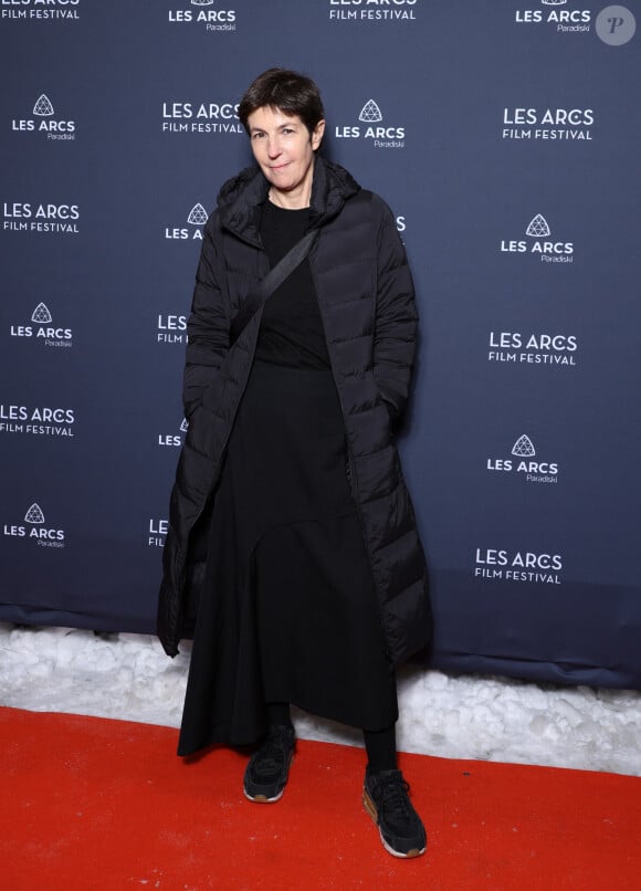 Christine Angot lors de la soirée d'ouverture lors de la 15ème édition de "Les Arcs Film Festival" dans la station Les Arcs à Bourg Saint-Maurice le 16 décembre 2023. © Denis Guignebourg/BestImage 