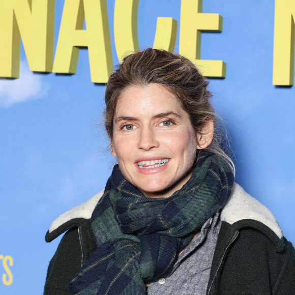 Ensemble, ils ont au final sept enfants sous leur responsabilité, une sacrée famille recomposée avec laquelle... ils composent.
Alice Taglioni assiste à la première du film Netflix "Chicken Run - La Menace Nuggets" à la Cinémathèque Française le 03 décembre 2023 à Paris. Photo par Nasser Berzane/ABACAPRESS.COM