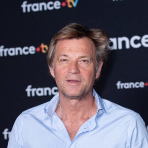 Laurent Delahousse participe à la conférence de presse de France Télévisions à Paris, France, le 11 juillet 2023. Photo par Aurore Marechal/ABACAPRESS.COM