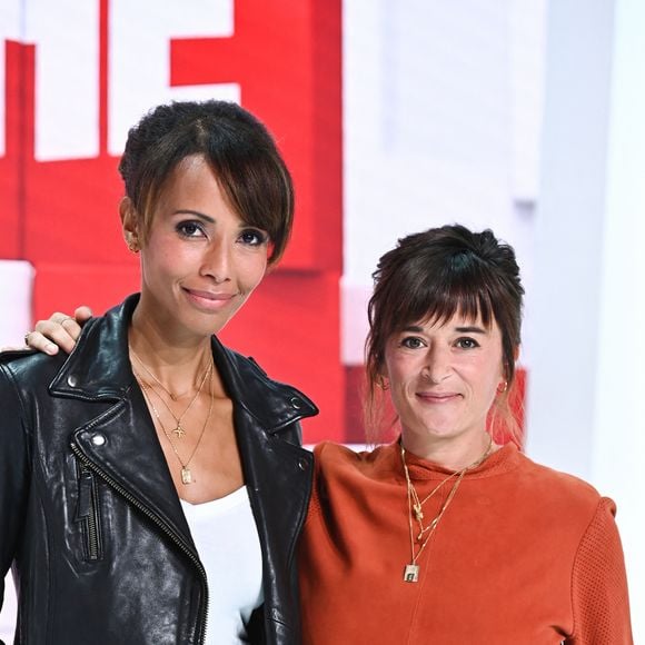 Exclusif - Sonia Rolland et Beatrice De La Boulaye - Enregistrement de l'émission "Vivement Dimanche" au Studio Gabriel, présentée par M.Drucker et diffusée le 25 septembre sur France 3 © Guillaume Gaffiot / Bestimage 