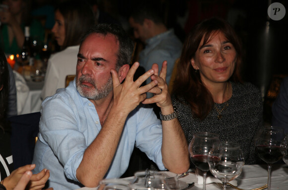 Exclusif - Bruno Solo et sa femme Véronique Cloche-Pin - Dîner de gala des Rencontres gastronomiques d'Agadir, l'alliance entre la gastronomie française et marocaine par Jean Colin, le président fondateur. Le 16 mars 2019 © Denis Guignebourg / BestImage