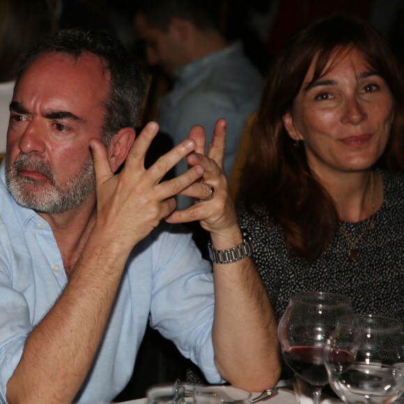 Exclusif - Bruno Solo et sa femme Véronique Cloche-Pin - Dîner de gala des Rencontres gastronomiques d'Agadir, l'alliance entre la gastronomie française et marocaine par Jean Colin, le président fondateur. Le 16 mars 2019 © Denis Guignebourg / BestImage