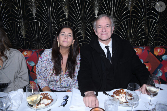 Exclusif - Cristiana Reali, Francis Huster - Soirée du 100ème anniversaire du restaurant "Le Boeuf sur le Toit" à Paris le 15 novembre 2022. © Rachid Bellak/Bestimage 