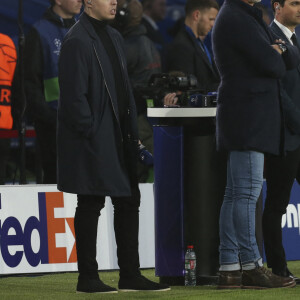 Samir Nasri - David Ginola - Laure Boulleau - Hervé Mathoux - Quart de finale aller de Ligue des champions: Le PSG s'est incliné à domicile face au FC Barcelone (2-3) au Parc des Princes à Paris le 10 avril 2024.