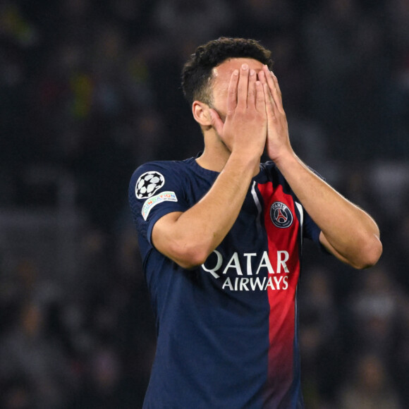 Goncalo Ramos pendant le match entre le Paris Saint Germain et le Borussia Dortmund au Parc Des Princes le 7 mai 2024 à Paris, France.