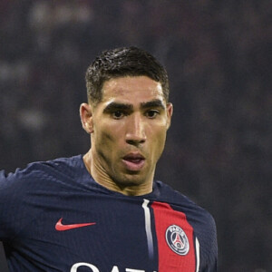 Achraf Hakimi (PSG) - Demi-finale retour de Ligue des champions entre le PSG face au Borussia Dortmund (0-1) au Parc des Princes à Paris le 7 mai 2024.