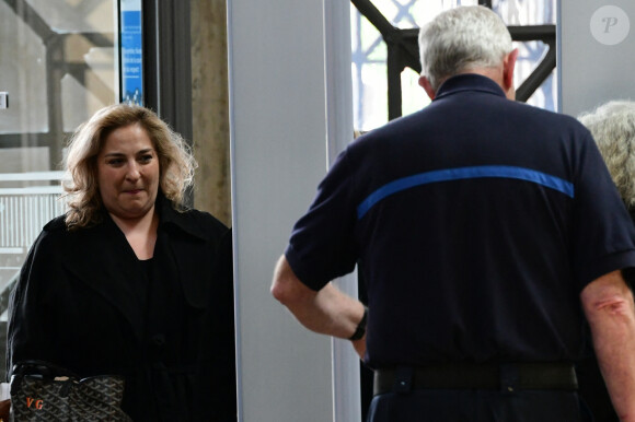 Marilou Berry - Arrivées au procès en diffamation de Coline Berry envers Jeane Manson au tribunal de Lyon. Le 7 mai 2024